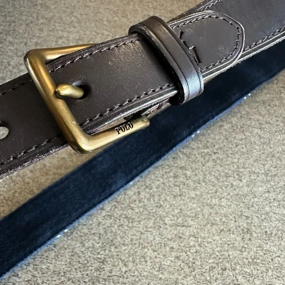 RALPH Lauren polo bears belt size 36 - Picture 6 of 7